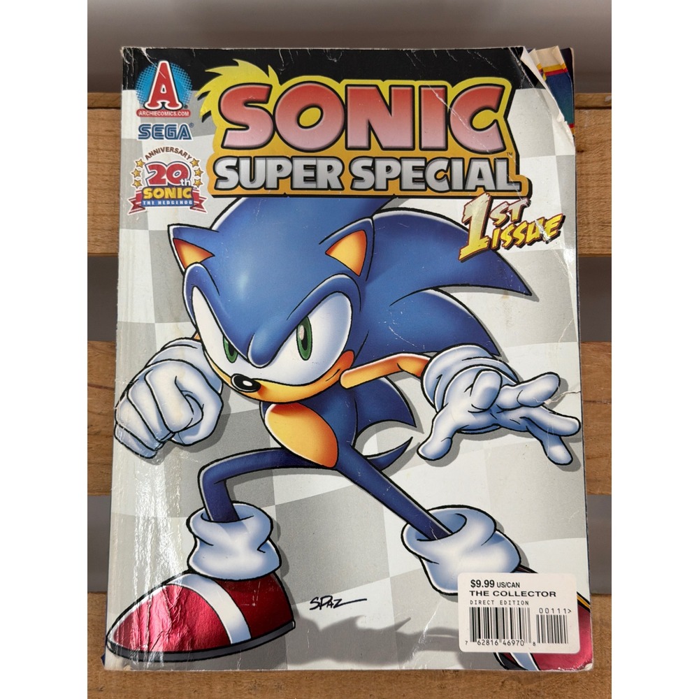 Sonic Super Special Magazine 1st Issue Archie Comics 2011 20th Anniversary SEGA